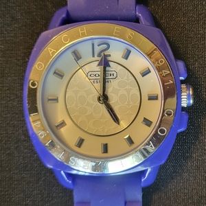 Coach Silicone Boyfriend Watch